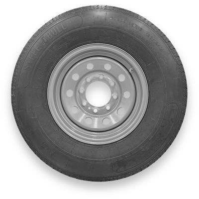 SteelMaster SteelBull ST235/80R16 10 Ply TL Highway Rib Tire on a 8 on 6.5 Bolt Silver Modular Wheel
