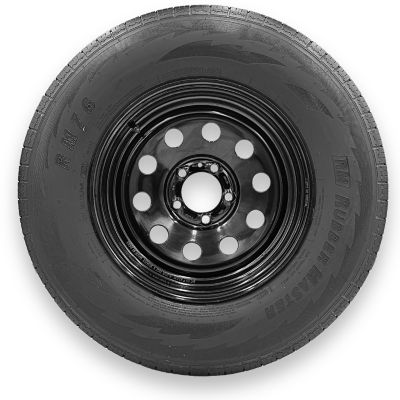 RubberMaster ST225/75R15 8 Ply TL Highway Rib Tire on a 5 on 4.5 Bolt Black Modular Wheel