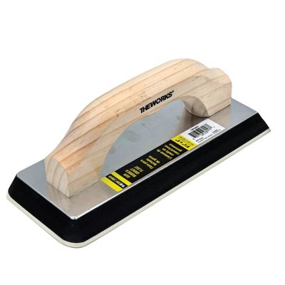 THEWORKS 9-1/2 in. x 4 in. Gum Rubber Grout Float
