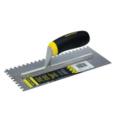 THEWORKS 11 x 4-1/2in. SS Notched 1/4 x 1/4 x 1/4in. SQ Trowel