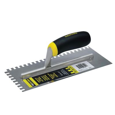 THEWORKS 11 x 4-1/2in. SS Notched 1/4 x 3/8 x 1/4in. SQ Trowel