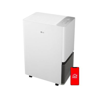 LG PuriCare 50-Pint Energy Star Certified Smart Dehumidifier, Wi-Fi, Continuous Drain Option, Quiet Operation