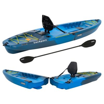 Lifetime Lockport 9 ft. 4 in. Sit-On-Top Modular Kayak with Paddle, Bahama Fusion