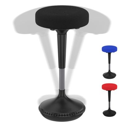 Uncaged Ergonomics Wobble Stool, Tall Standing Desk Stool, Adjustable Balance Chair, 24-34 in., 250 lb. Capacity, Swivel Seat