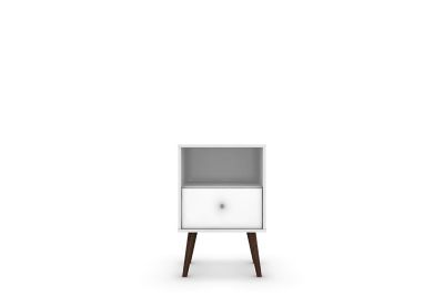 Manhattan Comfort 1-Drawer Liberty 18 in. Nightstand
