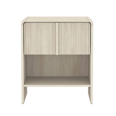 Manhattan Comfort 1-Drawer Novara 22 in. Nightstand