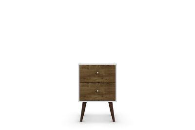 Manhattan Comfort 2-Drawer Liberty 18 in. Nightstand