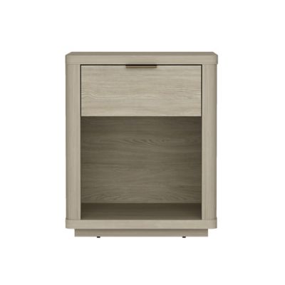 Manhattan Comfort 1-Drawer Evelyn 20 in. Nightstand