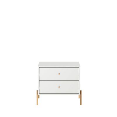 Manhattan Comfort 2-Drawer Jasper 25 in. Nightstand