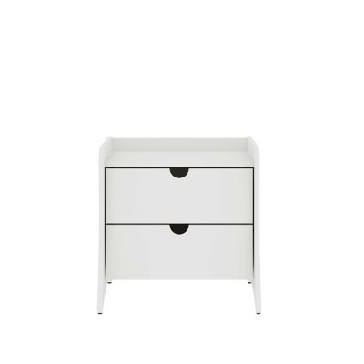 Manhattan Comfort 2-Drawer Coney 20 in. Nightstand