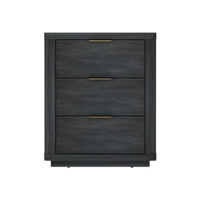 Manhattan Comfort 3-Drawer Evelyn 20 in. Nightstand