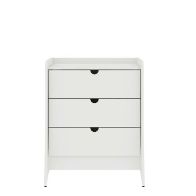 Manhattan Comfort 3-Drawer Coney 28 in. Nightstand