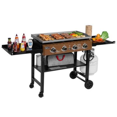Royal Gourmet Griddle with Collapsible Side Shelves, 52,000 BTU, 582 Sq. In. Cooking Area