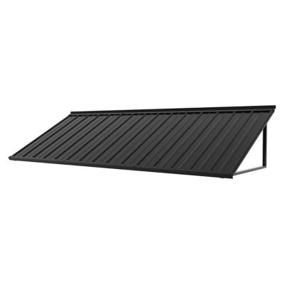 Veikous Black Patio Awning Sun Shade Cover, 103 in.
