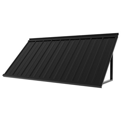 Veikous Black Patio Awning Sun Shade Cover, 63 in.