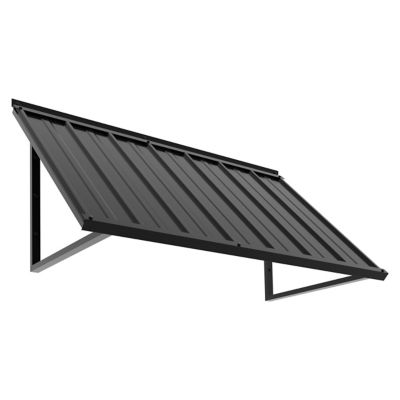 Veikous Black Patio Awning Sun Shade Cover, 49 in.