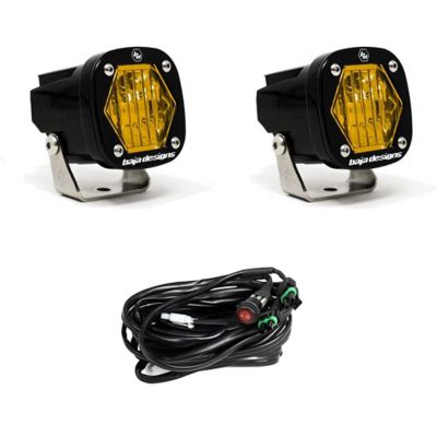 Baja Design 387815 S1 Black LED Auxiliary Light Pod Pair