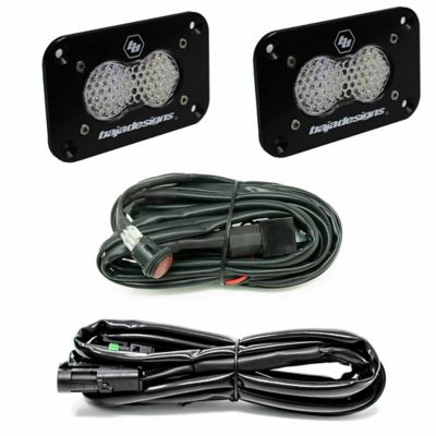 Baja Design 547808 S2 Sport Black Flush Mount LED Light Pod Reverse Kit
