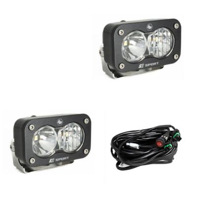 Baja Design 547803 S2 Sport Black LED Auxiliary Light Pod Pair