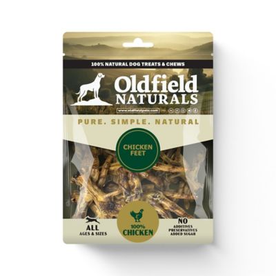 Oldfield Naturals Chicken Feet, Dog Treats 10 pc. /Pack