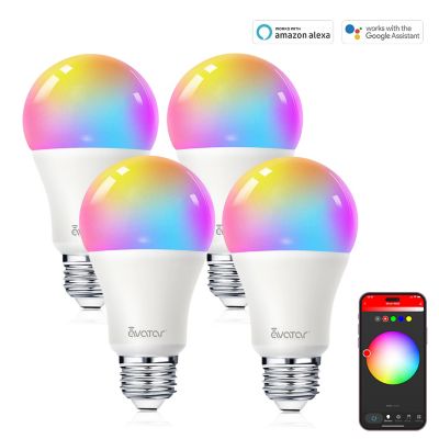 Avatar Controls E26 Smart Bulbs RGB Cool Warm White Dimmable, 4 pk.