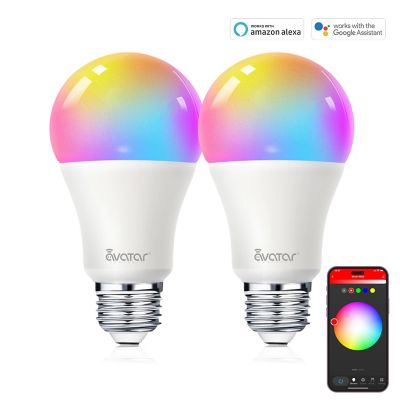 Avatar Controls E26 Smart Bulbs RGB Cool Warm White Dimmable, 2 pk.