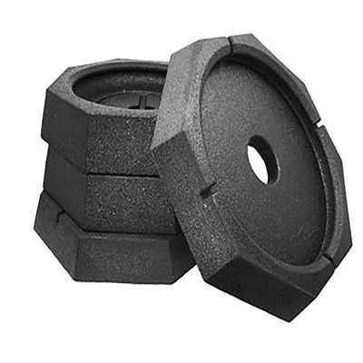 SnapPad EQ Grand Octagon Leveling Jack Foot Pads, Set of 4, Two 10 in. and Two 12 in., EQ812SP4