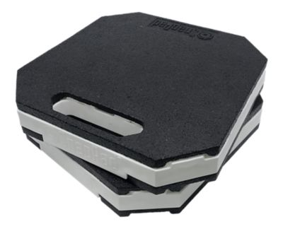 SnapPad StakPad, for Use Under Tires and Leveling Jacks, Set of 2, STK2-WHITE
