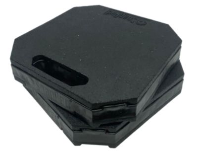 SnapPad StakPad, for Use Under Tires and Leveling Jacks, Set of 2, STK2-BLACK