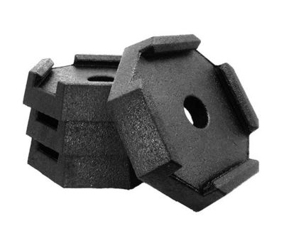 SnapPad Leveling Jack Foot Pads, Fits 7 in. Square Jack Foot, Set of 4, BF7SP4