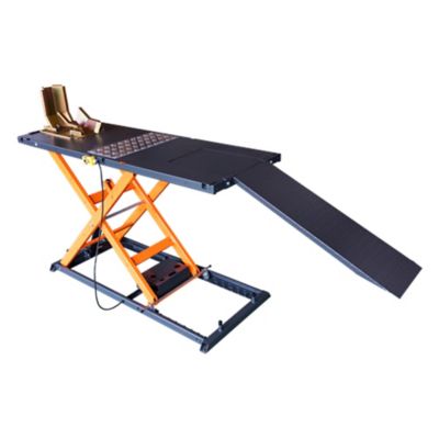 Eisen Electro HydraulicMotorcycle Lift Jack, 1650 lb. Capacity ATV Scissor Lift Jack