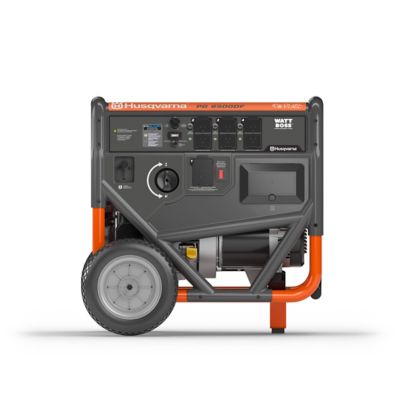 Husqvarna 6500 W Portable Generator - 6500 Starting / 5500 Running W, Electric Start, Heavy-Duty, CARB Certified