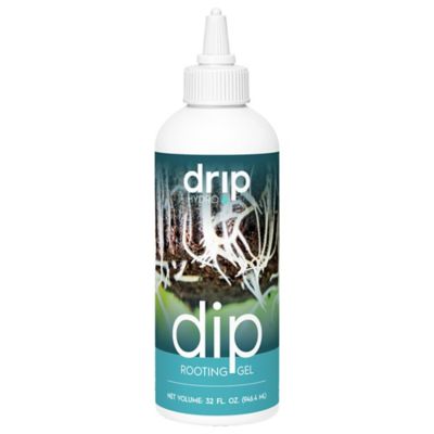 Drip Hydro 32 oz Dip Cloning Gel Rooting Hormone for Plant Cuttings, Thick Gel Formula for Propagation, 1 pk.