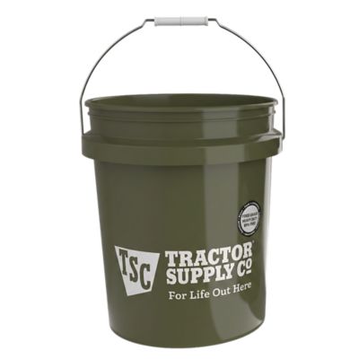 Tractor Supply 5 gal. Dark Green Buckets