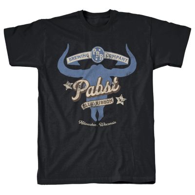 PBR Man's Short-Sleeve Bull Graphic T-Shirt