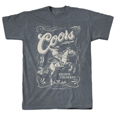 Coors Banquet Women's Short-Sleeve Cowboy Graphic T-Shirt