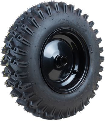 Hi-Run Snowblower Tire Assembly 16 x 4.50-8 2PR on 8 x 3.75 WHEEL, 1 in. Hub