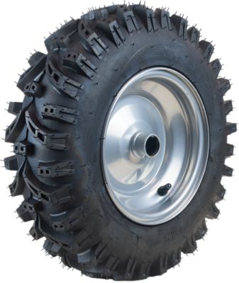 Hi-Run Snowblower Tire Assembly 4.80-8 2PR on 8 x 3.85 WHEEL, 1.2 in. Hub, 30mm