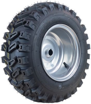 Hi-Run Snowblower Tire Assembly 16 x 6.50-8 4PR on 8 x 5.3 Wheel, 1 in. Hub