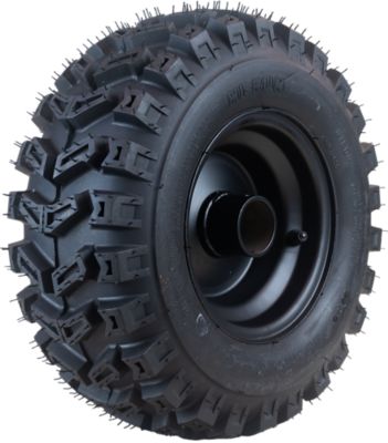 Hi-Run Snowblower Tire Assembly 15x6.50-7 4PR on 7 x 4.5 WHEEL, 1.8 in. Hub, 45mm