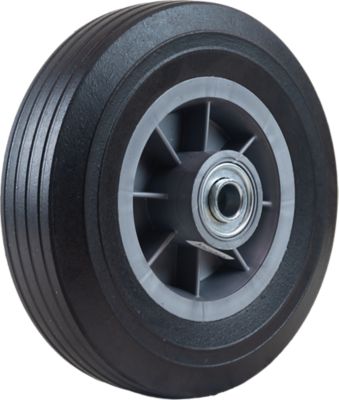 Hi-Run 8X2.5 Ribbed Solid Tire Plastic Hub Assembly, 5/8 in. Offset