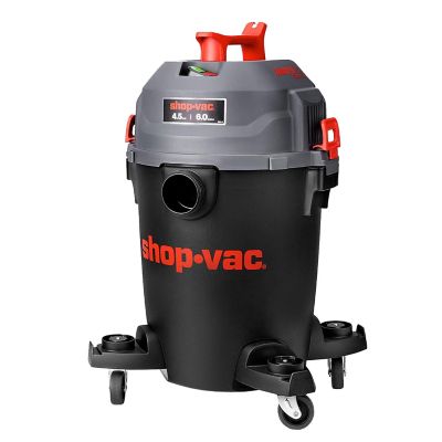 Shop-Vac 6 gal. Ultra Quiet 4.5 Peak hp Stainless Steel Wet/Dry Vacuum