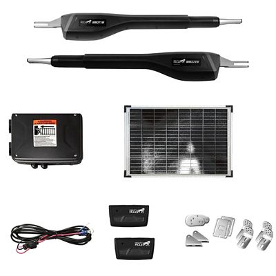 Mighty Mule Solar Two Arm Medium-Duty 30 W Solar Gate Opener Kit