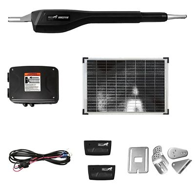 Mighty Mule Solar One Arm Medium-Duty 30 W Solar Gate Opener Kit