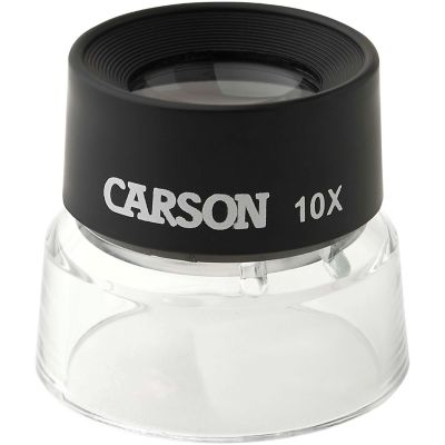 Carson Optical LumiLoupe Pre-Focused Stand Magnifier Loupe