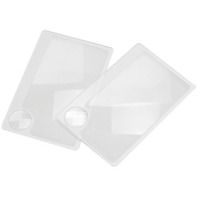 Carson Optical Pocket Magnifier with 6x Spot Lens, 2 pk.