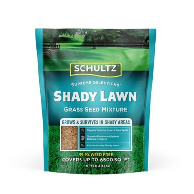 Schultz 10 lb. Shady Grass Seed Mix, Covers up to 6,500 sq. ft.