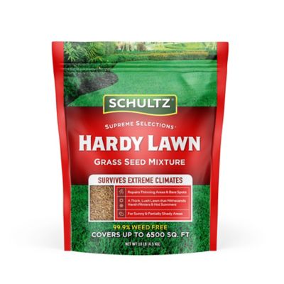 Schultz 10 lb. Hardy Grass Seed Mix, Covers up to 6,500 sq. ft.