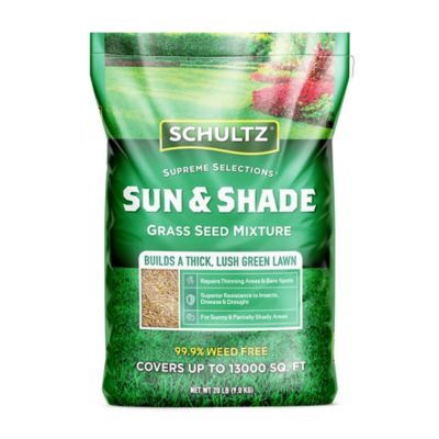 Schultz 20 lb. Sun & Shade Grass Seed Mix, Covers up to 9,000 sq. ft.
