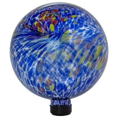 Sunnydaze Decor 10 in. Gazing Globe Primary Color Burst